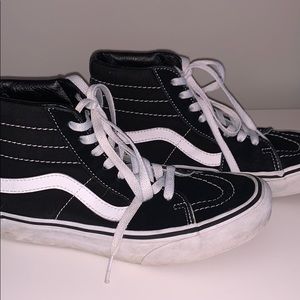 black high top vans